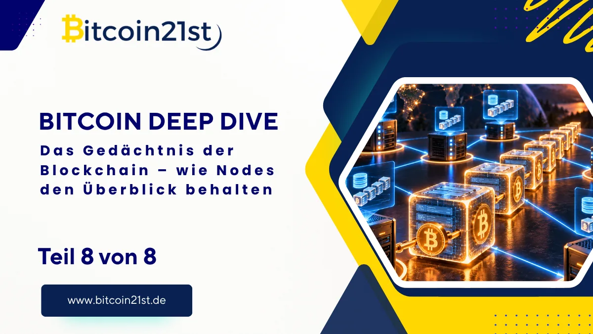 Bitcoin Deep Dive (8/8): Das Gedächtnis der Blockchain: Wie Nodes den Überblick behalten