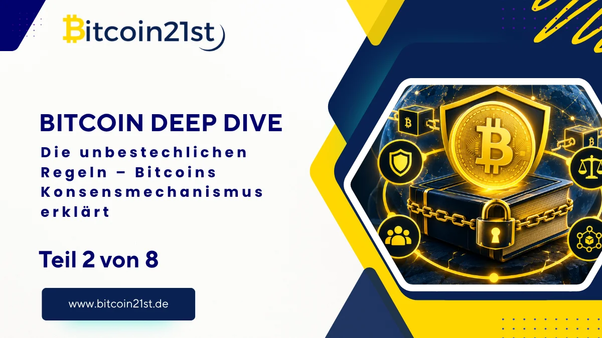 Bitcoin Deep Dive (2/8): Die unbestechlichen Regeln: Bitcoins Konsensmechanismus erklärt